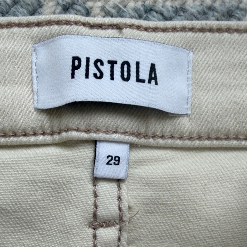 Pistola NWOT Lennon High Rise Crop Boot Jeans in Sandstone - Picture 5 of 9